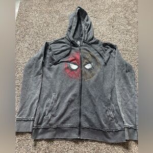 Gray Spider-Man Hoodie Disney marvel medium